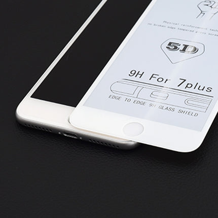 9H 5D Full Glue Full Screen Tempered Glass Film for Huawei Enjoy 7S / P Smart, For Huawei Enjoy 7S
