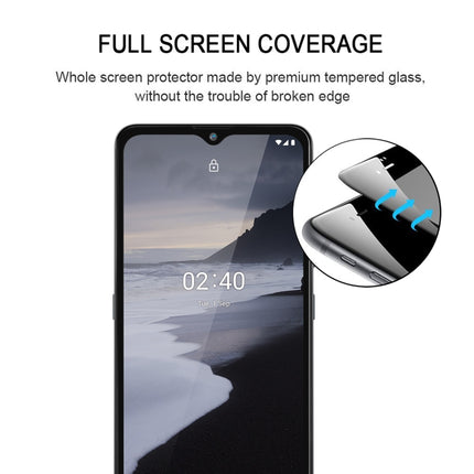 For Nokia 2.4 Full Glue Full Cover Screen Protector Tempered Glass Film, For Nokia 2.4 (1 PC)