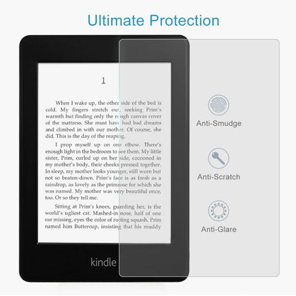 9H 2.5D Frosted Explosion-proof Tempered Glass Film for Amazon Kindle Paperwhite Lite, Frosted
