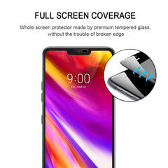 0.26mm 9H 2.5D Tempered Glass Film for LG G7 ThinQ, For LG G7 ThinQ(Black)