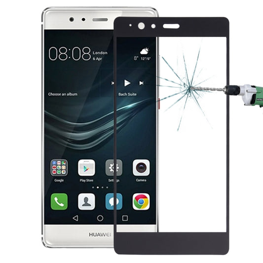 For Huawei  P9 Plus 0.26mm 9H Surface Hardness Explosion-proof Silk-screen Tempered Glass Full Screen Film