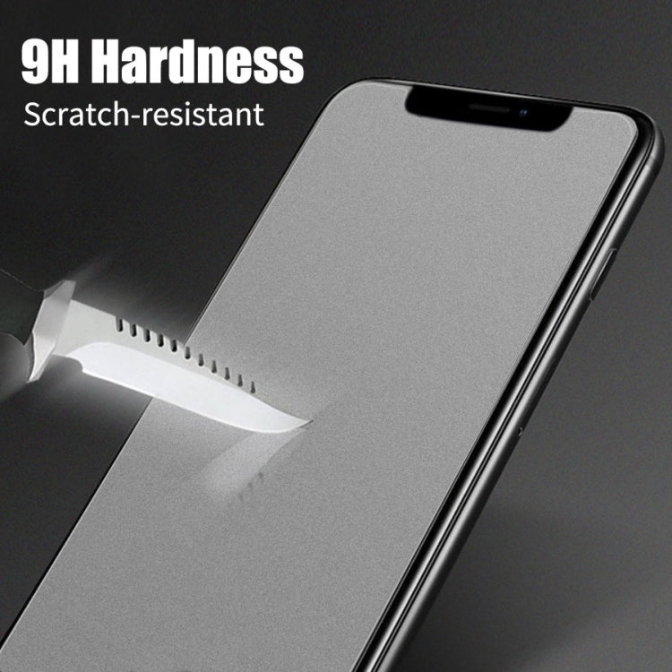 For iPhone X / XS / iPhone 11 Pro 50pcs Matte Frosted Tempered Glass Film, No Retail Package, For iPhone X / XS / iPhone 11 Pro(50 PCS)