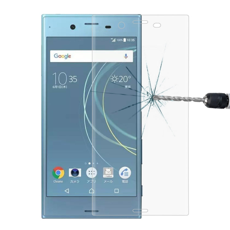 For Sony Xperia XZs 0.33mm 9H Surface Hardness 3D Curved Full Screen Tempered Glass Screen Protector, For Xperia XZs