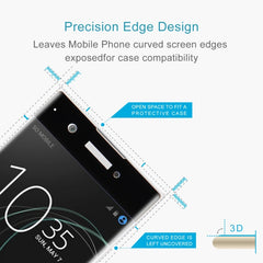 For Sony Xperia XA1 0.33mm 9H Surface Hardness 3D Curved Full Screen Tempered Glass Screen Protector, For Xperia XA1, For Xperia XA1 0.33mm