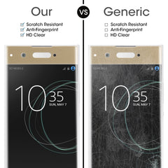 For Sony Xperia XA1 0.33mm 9H Surface Hardness 3D Curved Full Screen Tempered Glass Screen Protector, For Xperia XA1