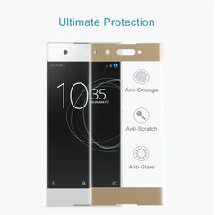 For Sony Xperia XA1 0.33mm 9H Surface Hardness 3D Curved Full Screen Tempered Glass Screen Protector, For Xperia XA1