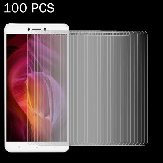 100 PCS for Xiaomi Redmi Note 4X 0.26mm 9H Surface Hardness Explosion-proof Tempered Glass Screen Film, 100pcs