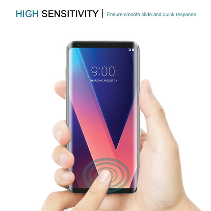 For LG V30 0.26mm 9H Surface Hardness 3D Curved Full Screen Tempered Glass Screen Protector
