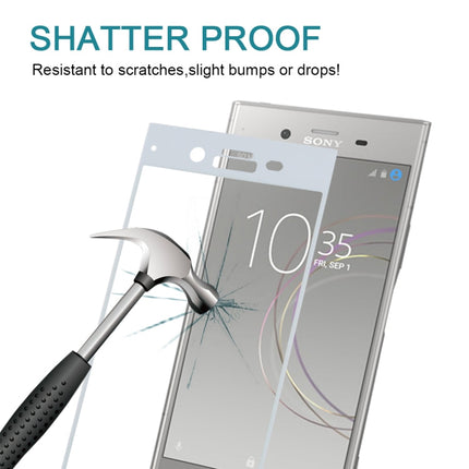 For Sony Xperia XZ1 0.26mm 9H Surface Hardness 3D Full Screen Tempered Glass Screen Protector