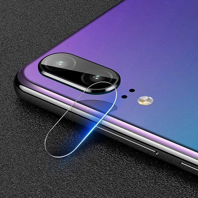 0.3mm 2.5D Transparent Rear Camera Lens Protector Tempered Glass Protective Film for Huawei P20