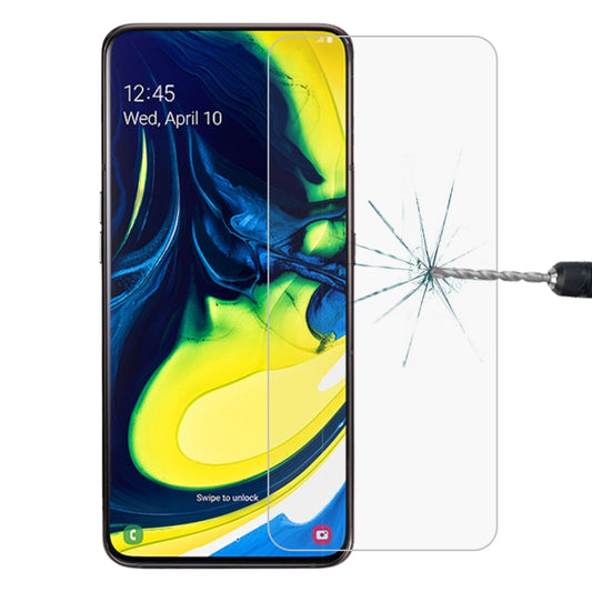 0.26mm 9H 2.5D Tempered Glass Film for Galaxy A80/A90, For Galaxy A80