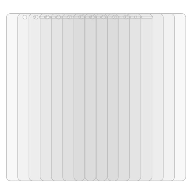 50 PCS 0.26mm 9H 2.5D Tempered Glass Film for Huawei P9 lite, No Retail Package