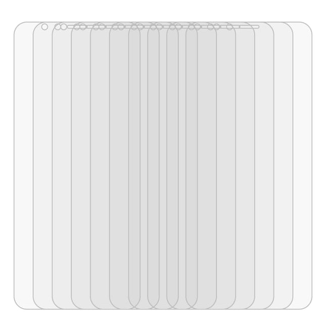 50 PCS 0.26mm 9H 2.5D Tempered Glass Film for Huawei Y6 2018, No Retail Package