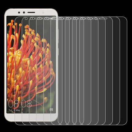 50 PCS 0.26mm 9H 2.5D Tempered Glass Film for Huawei Y6 2018, No Retail Package
