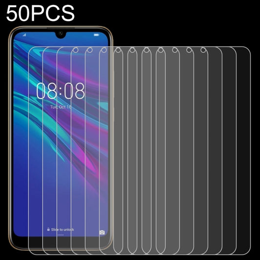 50 PCS 0.26mm 9H 2.5D Tempered Glass Film for Huawei Y6 2019, No Retail Package, For Y6 2019