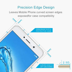 For Huawei Y7 0.3mm 9H Surface Hardness 2.5D Explosion-proof Non-full Screen Tempered Glass Screen Film, For Y7 (1 PC)