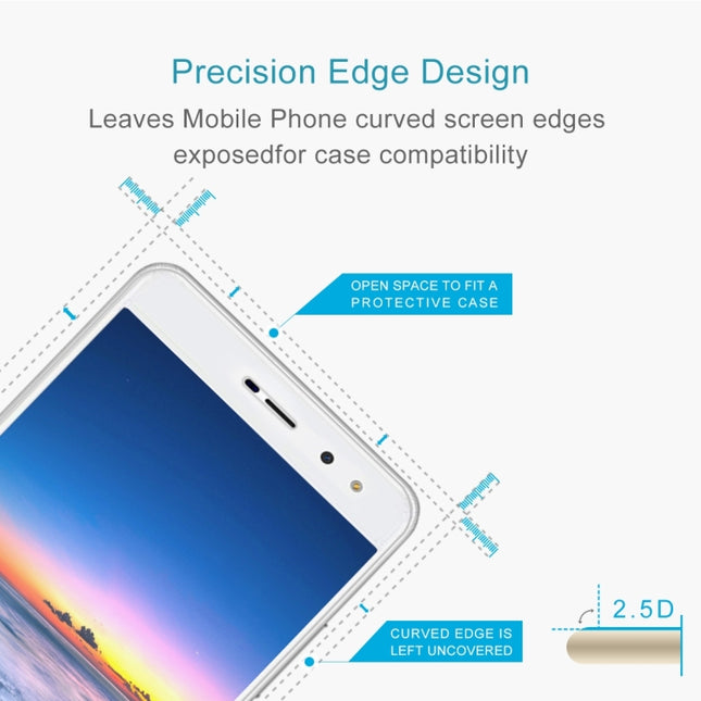 For Huawei Y5 2017 0.3mm 9H Surface Hardness 2.5D Explosion-proof Full Screen Tempered Glass Screen Film, For Y5 2017 (1 PC)