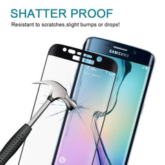 25 PCS For Galaxy S6 Edge 0.2mm 9H Surface Hardness 3D Curved Surface Full Screen Cover Explosion-proof Tempered Glass Film