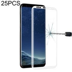 25 PCS For Galaxy S8 Plus Full Screen Edge Glue Tempered Glass Screen Protector, For Galaxy S8 Plus, For Galaxy S8 Plus (25 PCS)