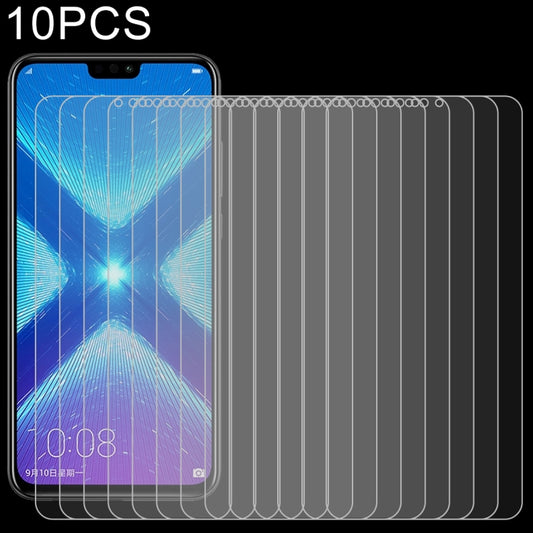 10 PCS 0.26mm 9H 2.5D Explosion-proof Tempered Glass Film for Huawei Honor 8X, Huawei Honor 8X