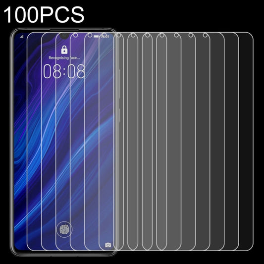 100 PCS 0.26mm 9H 2.5D Tempered Glass Film for Huawei P30, For Huawei P30 (100 PCS)