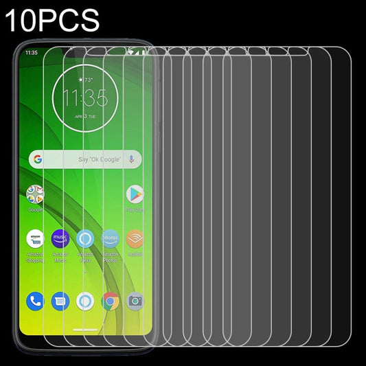 10 PCS 0.26mm 9H 2.5D Tempered Glass Film for Motorola Moto G7 Plower