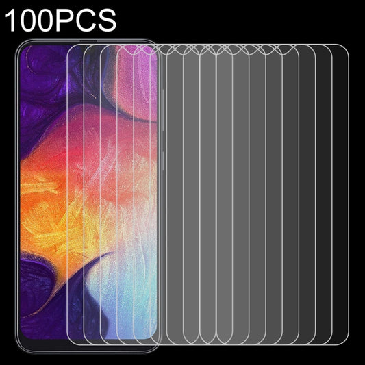 100 PCS 0.26mm 9H 2.5D Tempered Glass Film for Galaxy A50, Galaxy A50 (100 PCS)