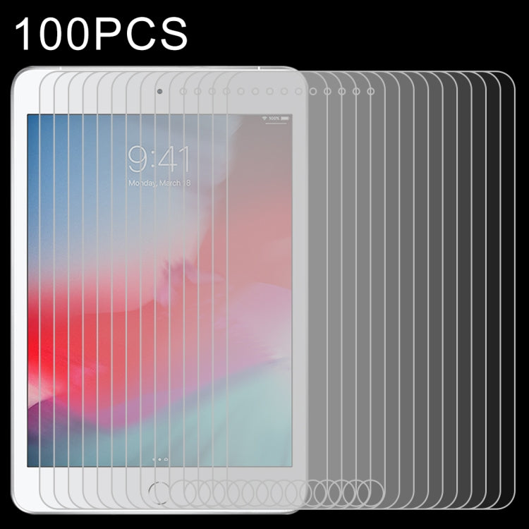 100 PCS 0.4mm 9H Surface Hardness Explosion-proof Tempered Glass Film for iPad mini 2019, iPad mini 2019