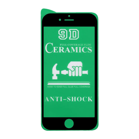 25 PCS 2.5D Full Glue Full Cover Ceramics Film for iPhone 6 Plus, For iPhone 6 Plus (Black)(25 PCS)
