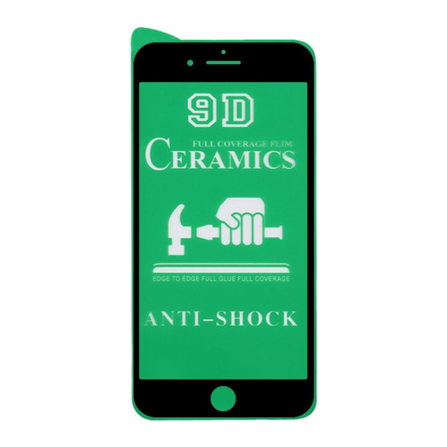 25 PCS 2.5D Full Glue Full Cover Ceramics Film for iPhone 8 Plus / 7 Plus, For iPhone 8 Plus / 7 Plus (Black)(25 PCS)