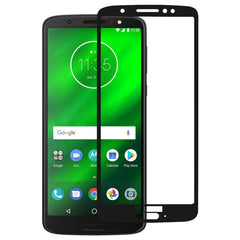 Full Glue Full Cover Screen Protector Tempered Glass film for Motorola Moto G6, For Motorola Moto G6