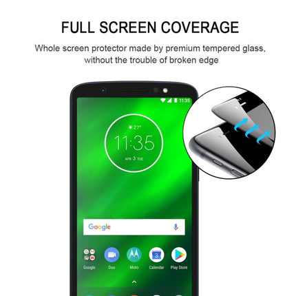Full Glue Full Cover Screen Protector Tempered Glass film for Motorola Moto E5 Plus, For Motorola Moto E5 Plus