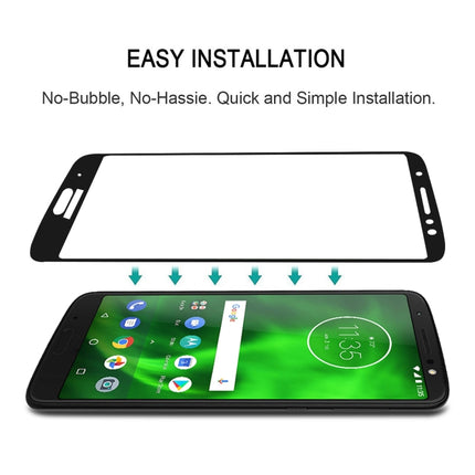 Full Glue Full Cover Screen Protector Tempered Glass film for Motorola Moto E5 Plus, For Motorola Moto E5 Plus