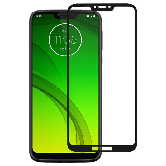 Full Glue Full Cover Screen Protector Tempered Glass film for Motorola Moto G7 Power, For Motorola Moto G7 Power