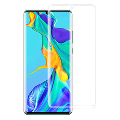 Edge Glue 3D Curved Edge Full Screen Tempered Glass Film for Huawei P30 Pro, For Huawei P30 Pro(Black)(1 PC), For Huawei P30 Pro(Transparent)(1 PC)