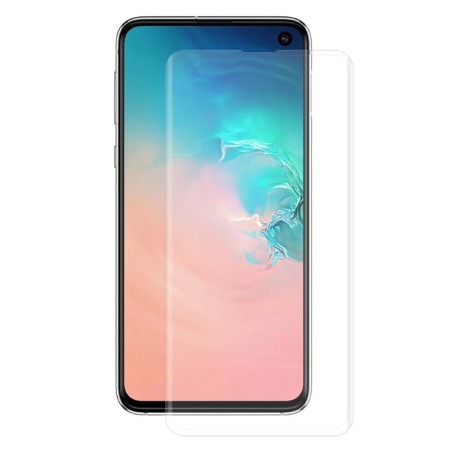 Edge Glue 3D Curved Edge Full Screen Tempered Glass Film for Galaxy S10+