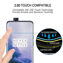 Full Glue 3D Curved Edge Full Screen Tempered Glass Film for OnePlus 7 Pro, For OnePlus 7 Pro(Black)(1 PC), For OnePlus 7 Pro(Transparent)(1 PC)