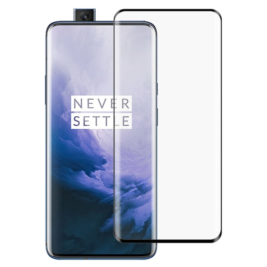 Full Glue 3D Curved Edge Full Screen Tempered Glass Film for OnePlus 7 Pro, For OnePlus 7 Pro(Black)(1 PC), For OnePlus 7 Pro(Transparent)(1 PC)