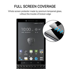 0.3mm 9H Surface Hardness 2.5D Silk-screen Full Screen Tempered Glass Film for BlackBerry KEY2, For BlackBerry KEY2