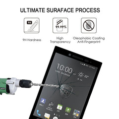 0.3mm 9H Surface Hardness 2.5D Silk-screen Full Screen Tempered Glass Film for BlackBerry KEY2, For BlackBerry KEY2