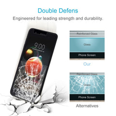 For LG K8 (2018) 0.26mm 9H Surface Hardness 2.5D Explosion-proof Tempered Glass Screen Film, For K8 (2018)