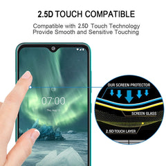 For Nokia 7.2 Full Glue Full Cover Screen Protector Tempered Glass film , For Nokia 7.2