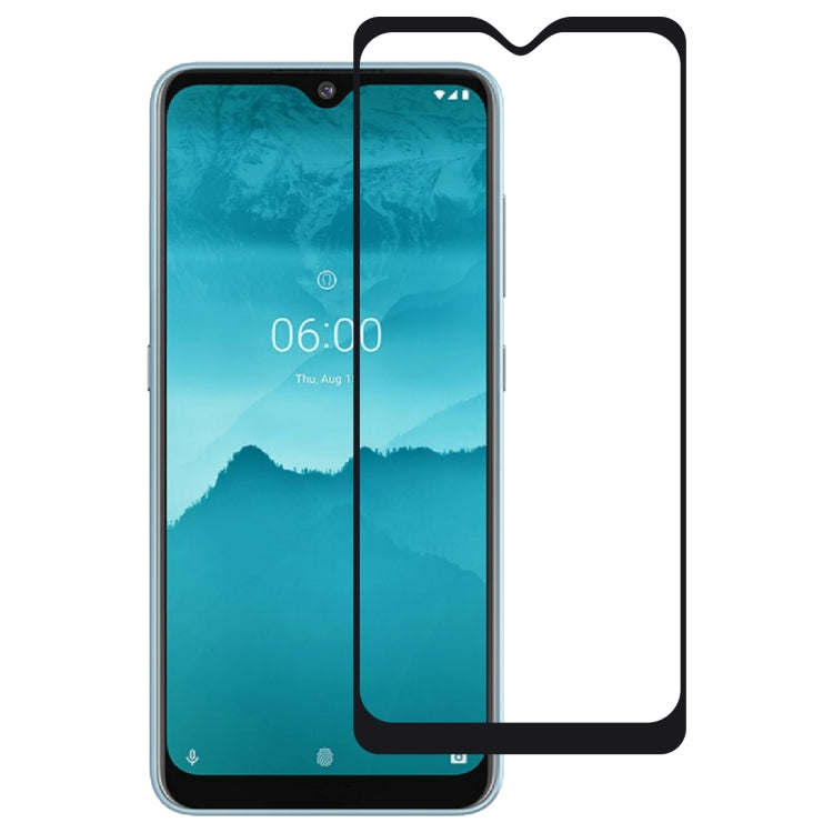 For Nokia 6.2 Full Glue Full Cover Screen Protector Tempered Glass film, For Nokia 6.2