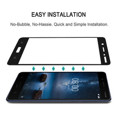 Full Glue Full Cover Screen Protector Tempered Glass film for Nokia 8, For Nokia 8