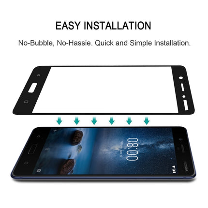 Full Glue Full Cover Screen Protector Tempered Glass film for Nokia 7, For Nokia 7