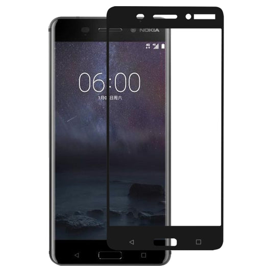 Full Glue Full Cover Screen Protector Tempered Glass film for Nokia 6, For Nokia 6