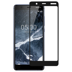 Full Glue Full Cover Screen Protector Tempered Glass film for Nokia 5.1, For Nokia 5.1