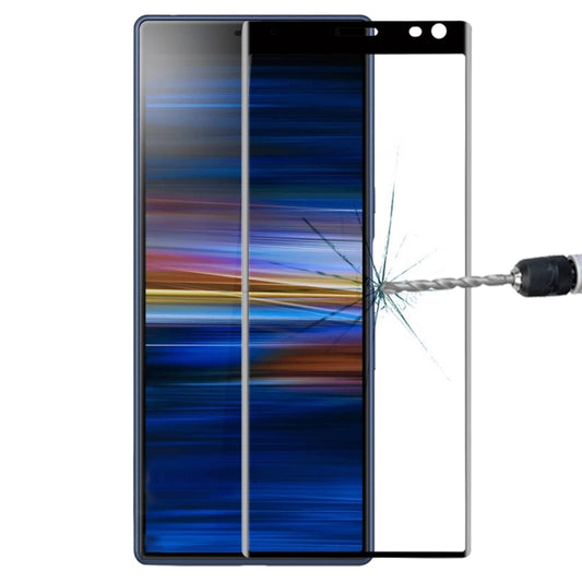 9H 3D Curved Full Screen Tempered Glass Film for Sony Xperia 10 Plus, For Sony Xperia 10 Plus(1 PC)