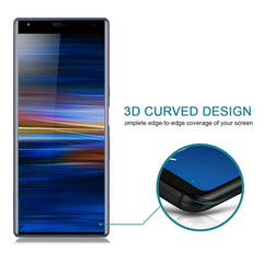 9H 3D Curved Full Screen Tempered Glass Film for Sony Xperia 10, For Sony Xperia 10(1 PC)