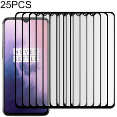 25 PCS Full Cover ScreenProtector Tempered Glass Film for OnePlus 7T, For OnePlus 7T